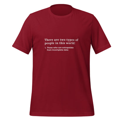 Extrapolation T - Shirt (unisex) - Cardinal - AI Store