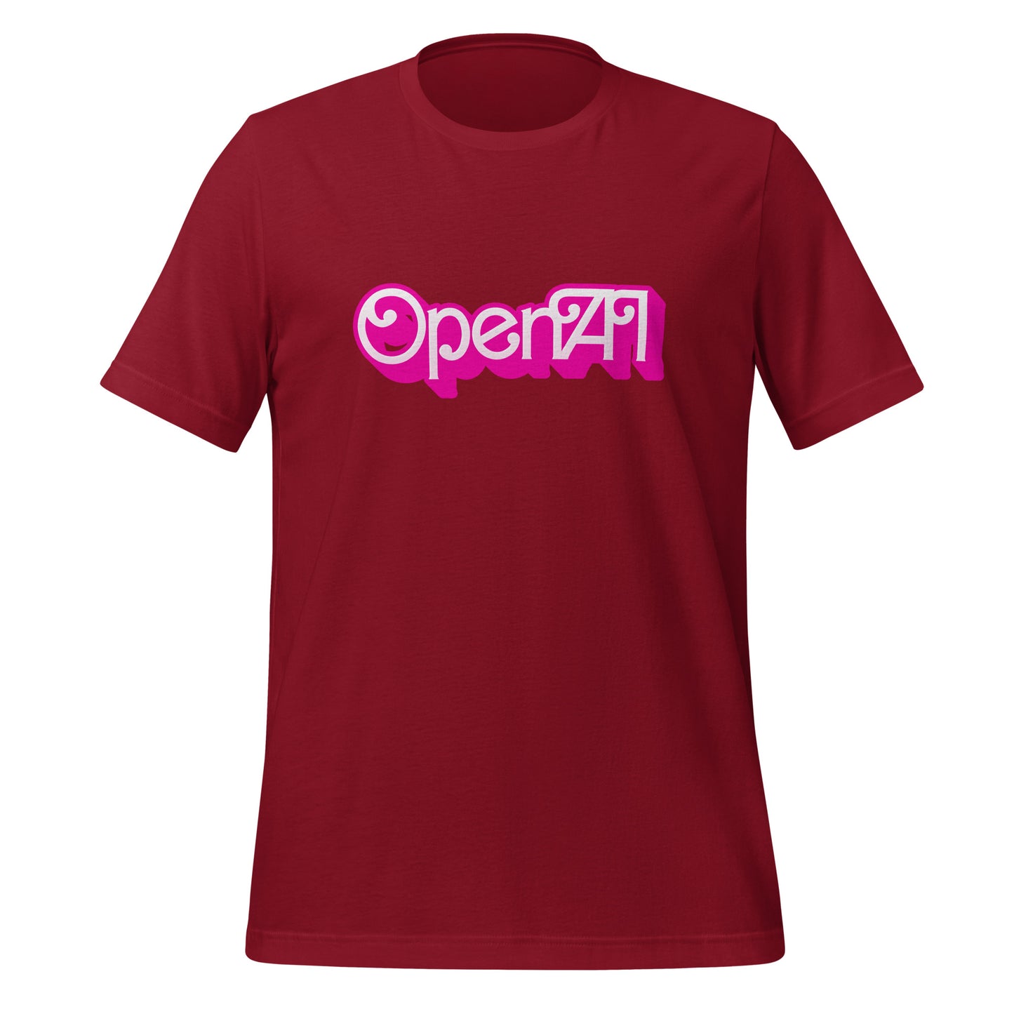 OpenAI Barbie - Style T - Shirt (unisex) - Cardinal - AI Store