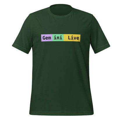 Gemini Live Tokens T-Shirt (unisex) - Forest - AI Store