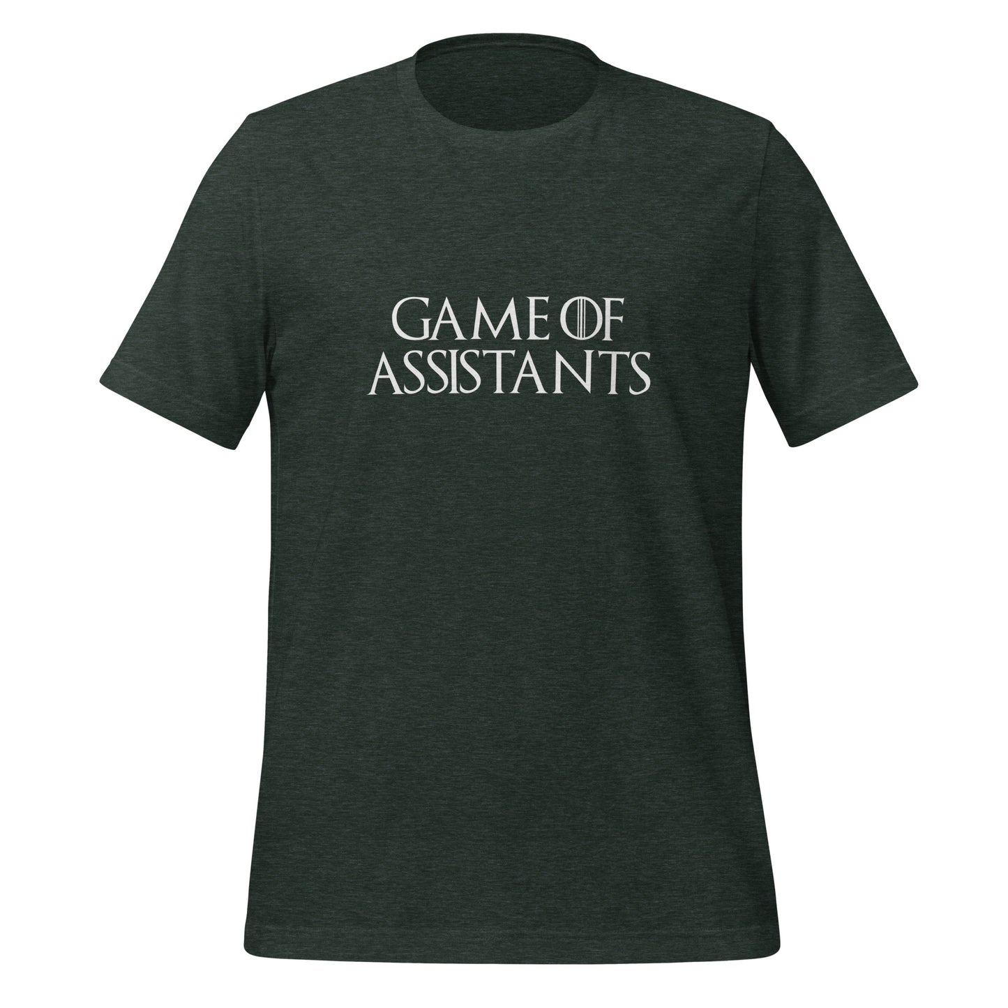 Game of Assistants T-Shirt (unisex) - Heather Forest - AI Store