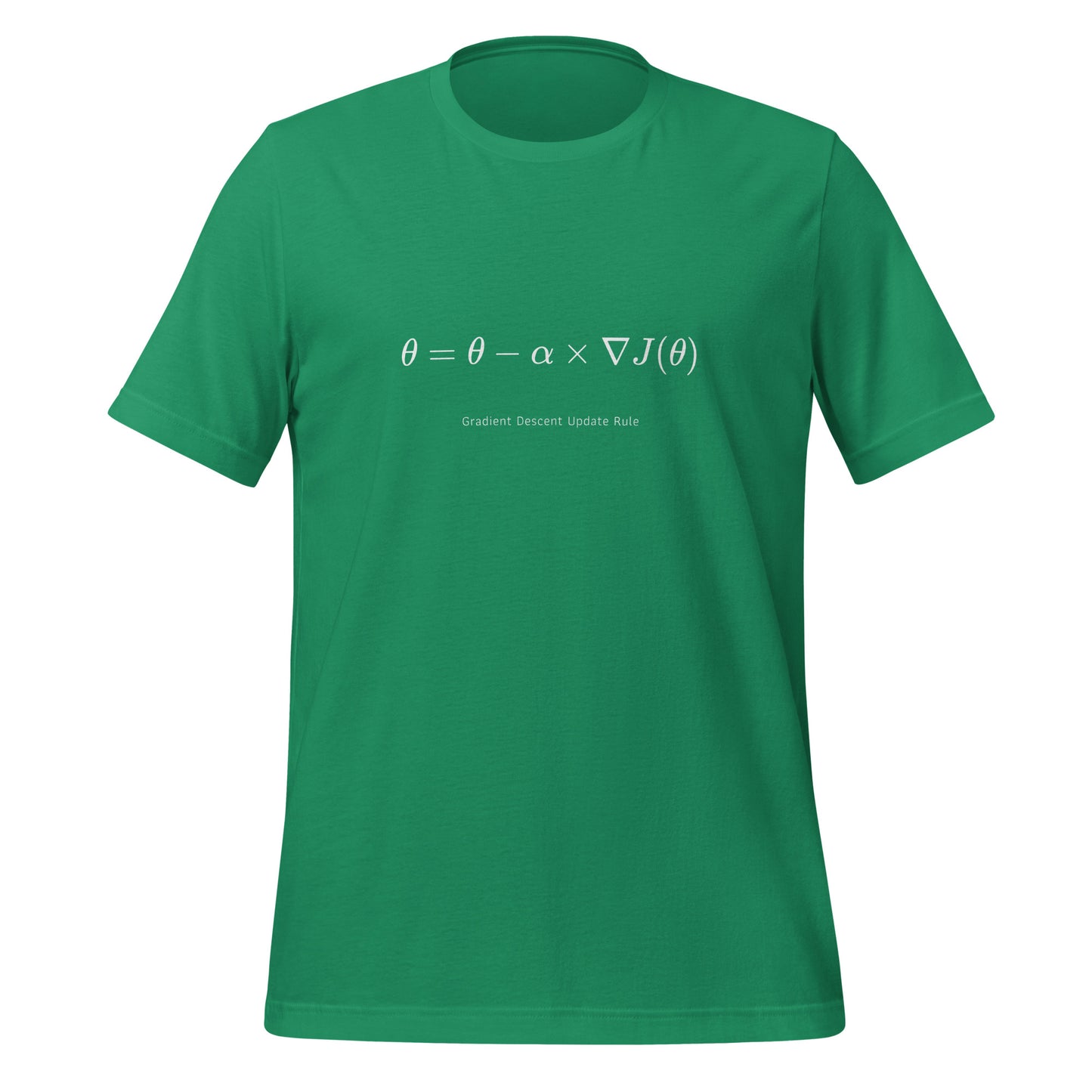 Gradient Descent Update Rule T - Shirt (unisex) - Kelly - AI Store