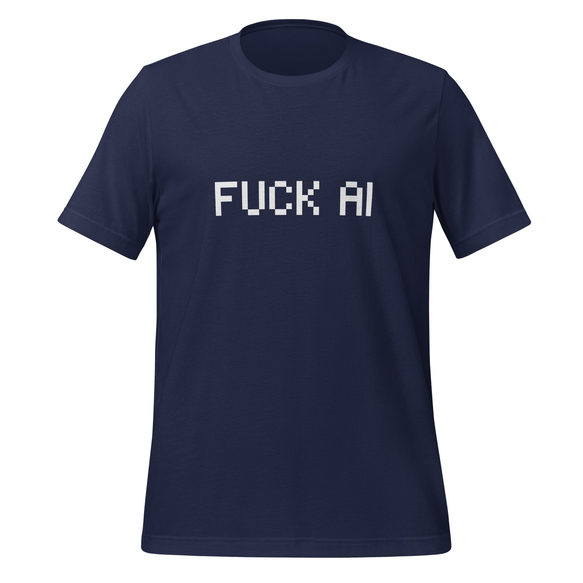 Fuck AI T-Shirt (unisex) - Navy - AI Store