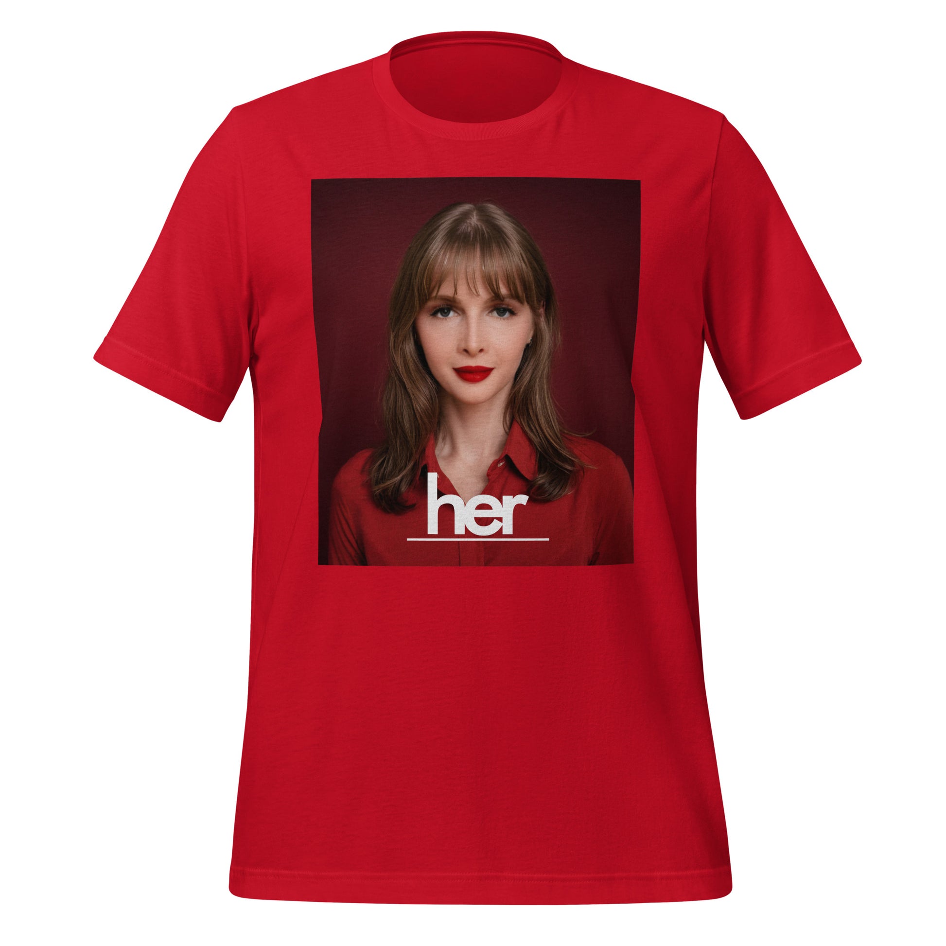 Lily Ashwood Her GPT - 5 T-Shirt (unisex) - Red - AI Store