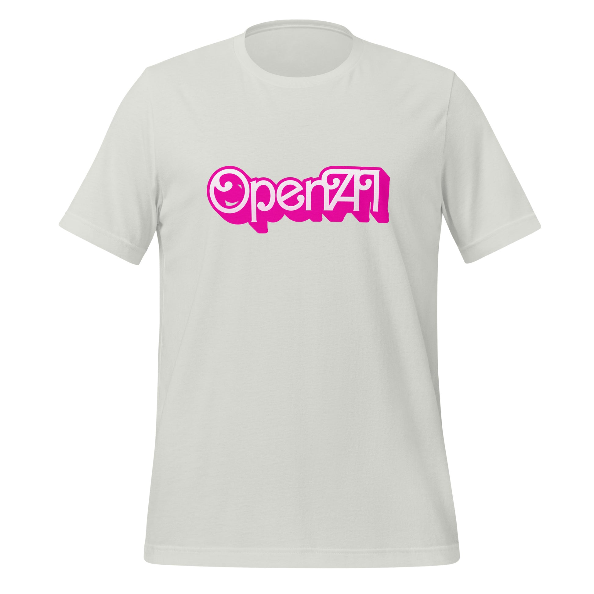 OpenAI Barbie - Style T - Shirt (unisex) - Silver - AI Store