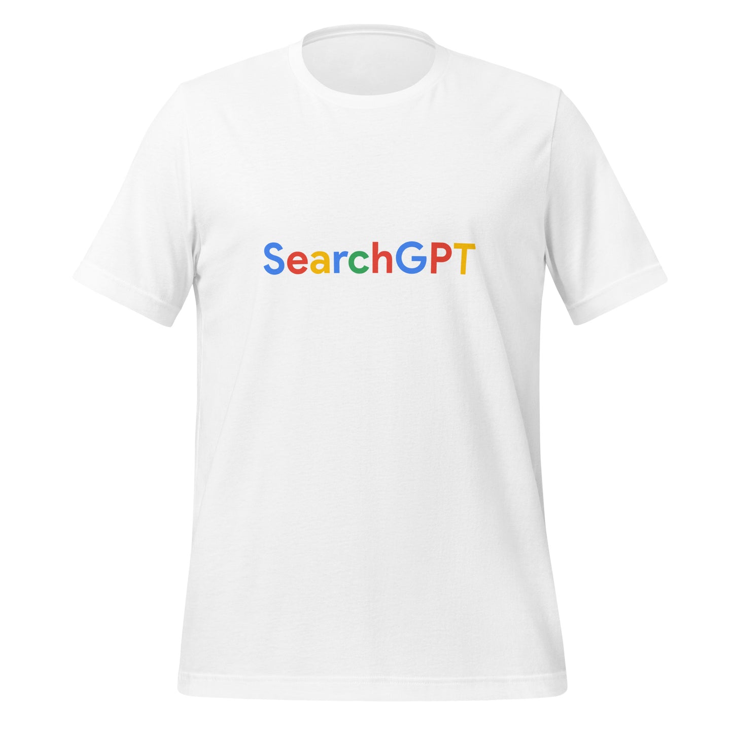 SearchGPT Search Logo T-Shirt (unisex) - White - AI Store