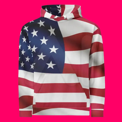 USA Flag Hoodie (unisex)