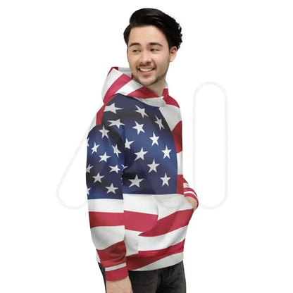 USA Flag Hoodie (unisex)