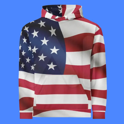 USA Flag Hoodie (unisex)