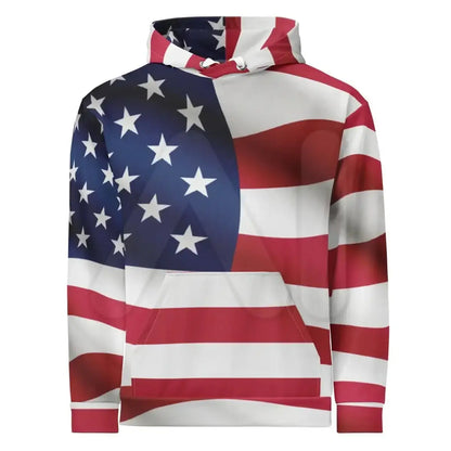 USA Flag Hoodie (unisex) - M