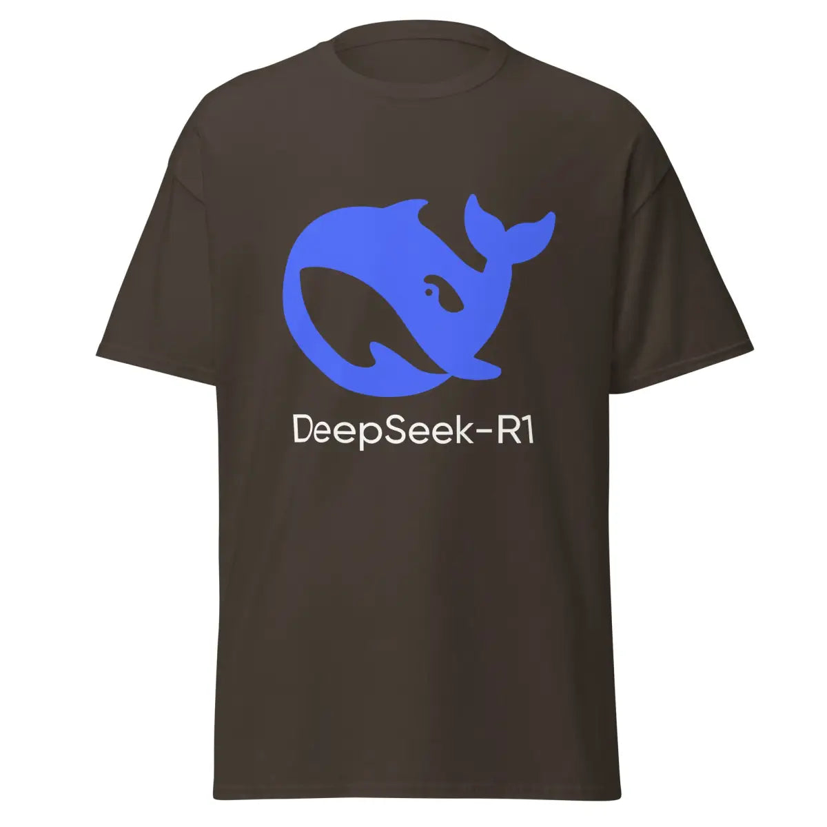 Value DeepSeek-R1 Icon T-Shirt (unisex) - Dark Chocolate / M