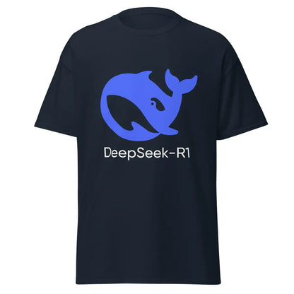 Value DeepSeek-R1 Icon T-Shirt (unisex) - Navy / M