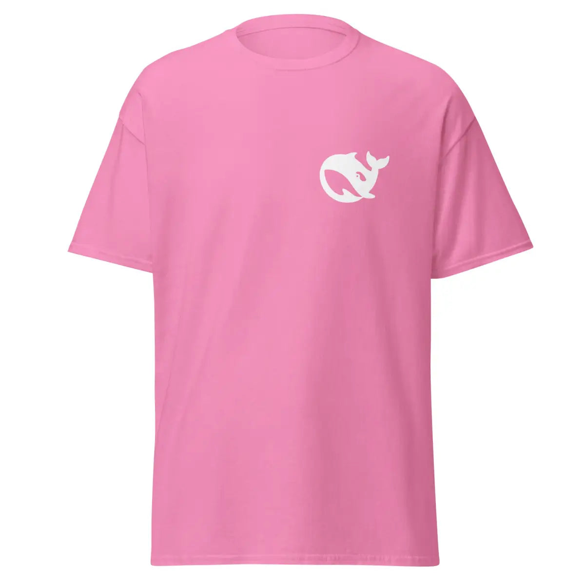 Value DeepSeek White Pocket T-Shirt (unisex) - Azalea / M