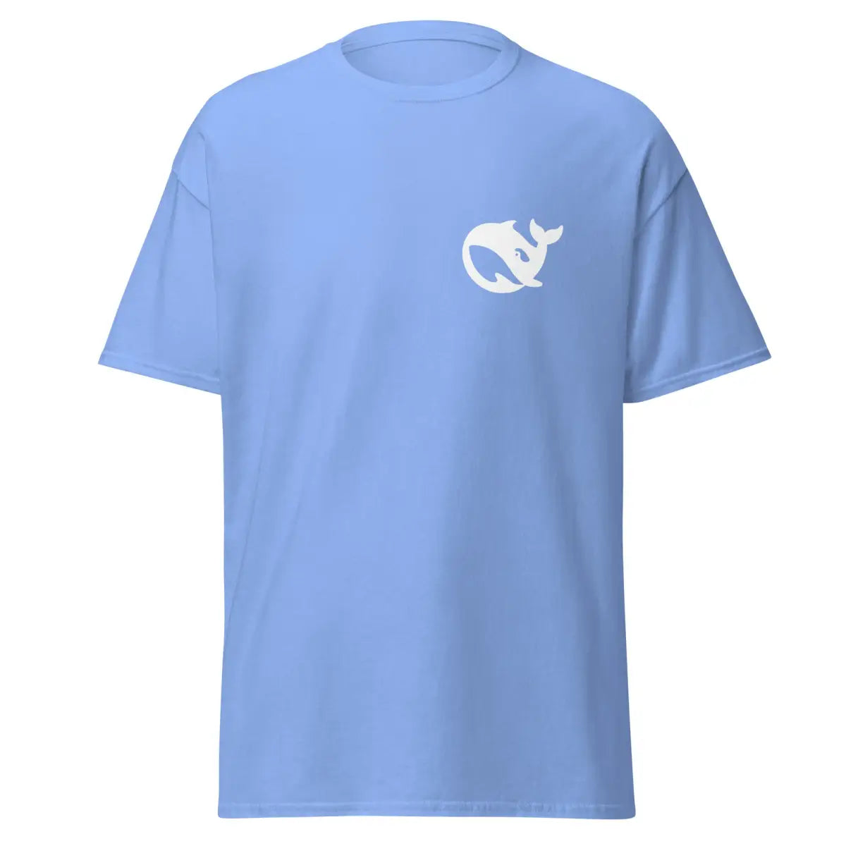 Value DeepSeek White Pocket T-Shirt (unisex) - Carolina Blue / M