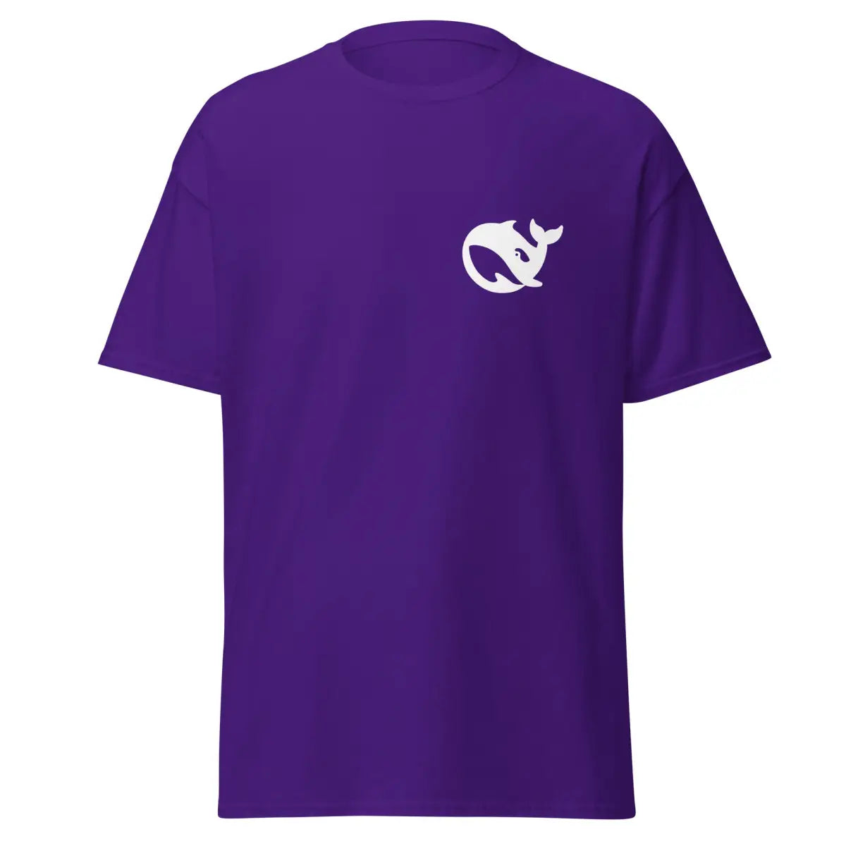 Value DeepSeek White Pocket T-Shirt (unisex) - Purple / M