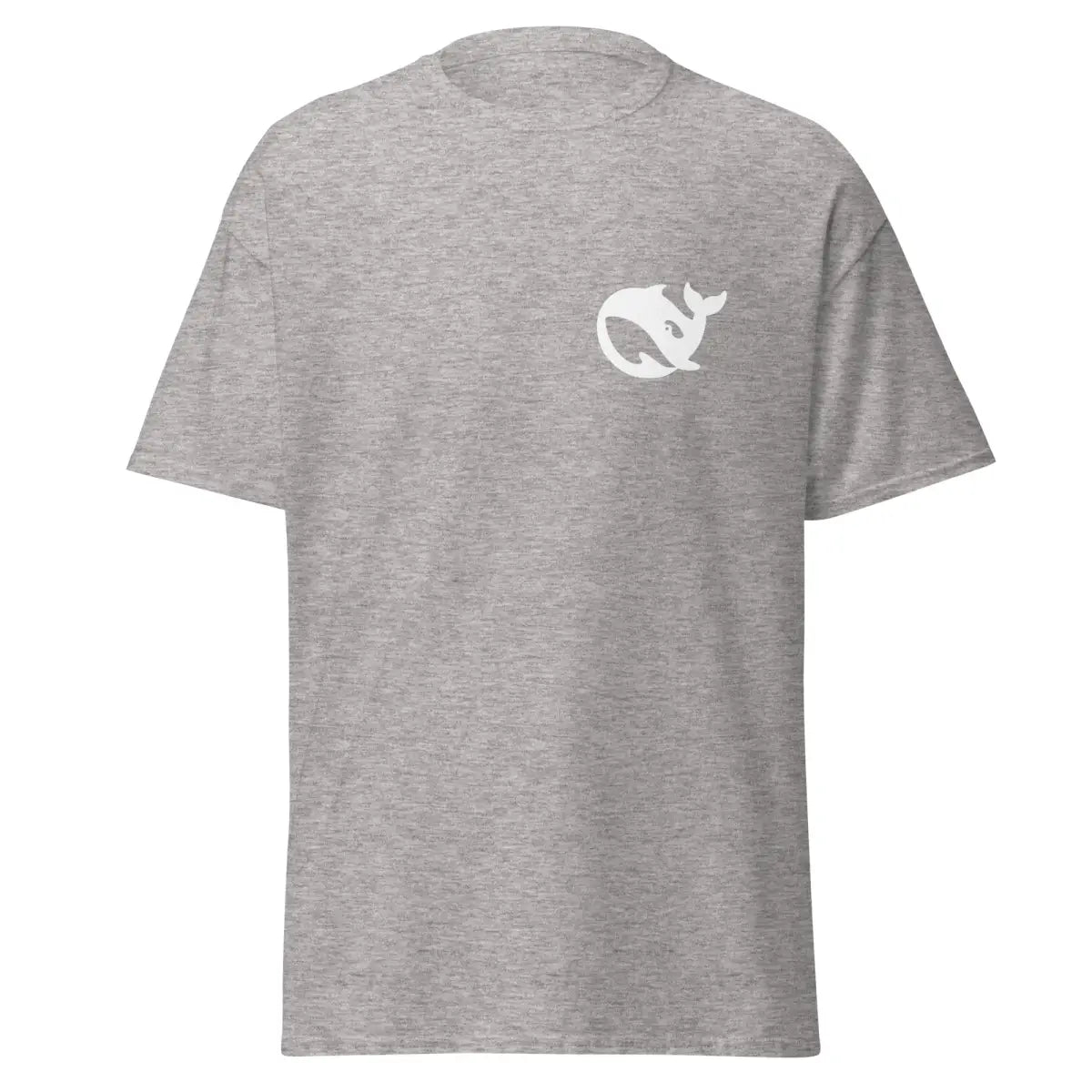 Value DeepSeek White Pocket T-Shirt (unisex) - Sport Grey / M