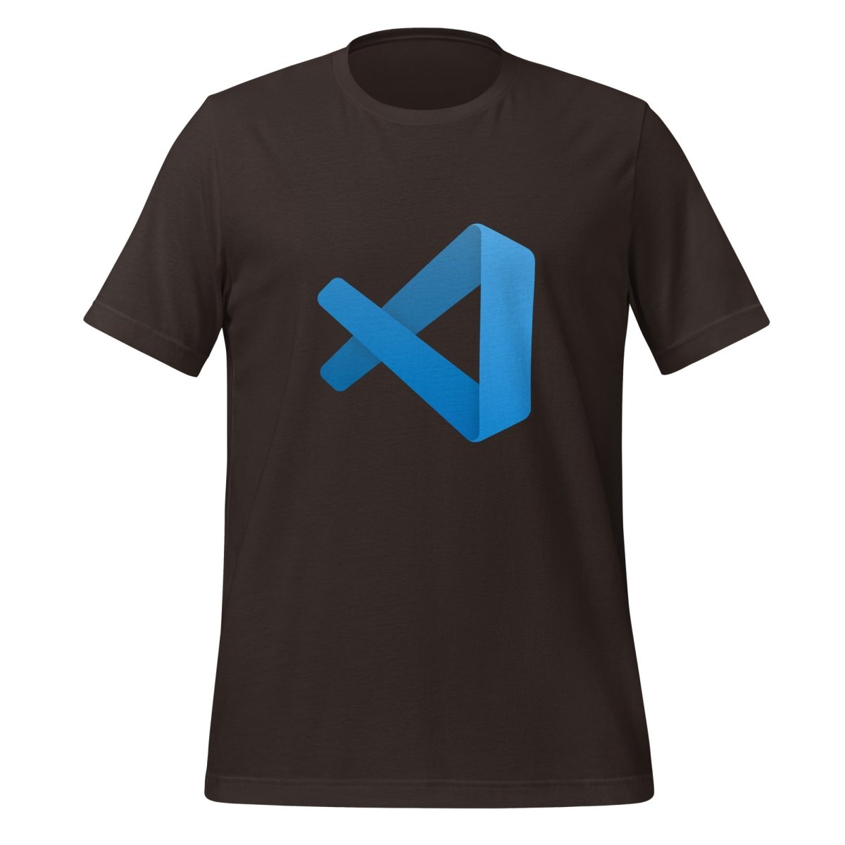 Visual Studio Code Icon T - Shirt (unisex) - Brown - AI Store