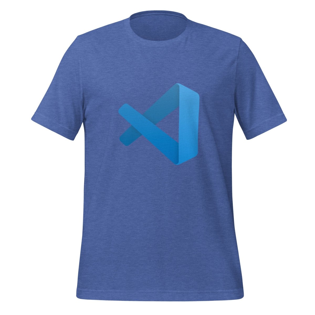 Visual Studio Code Icon T - Shirt (unisex) - Heather True Royal - AI Store