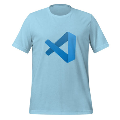 Visual Studio Code Icon T - Shirt (unisex) - Ocean Blue - AI Store