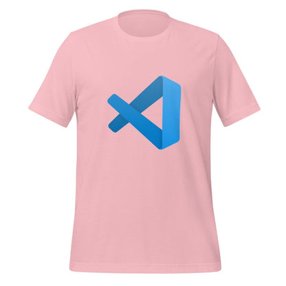 Visual Studio Code Icon T - Shirt (unisex) - Pink - AI Store