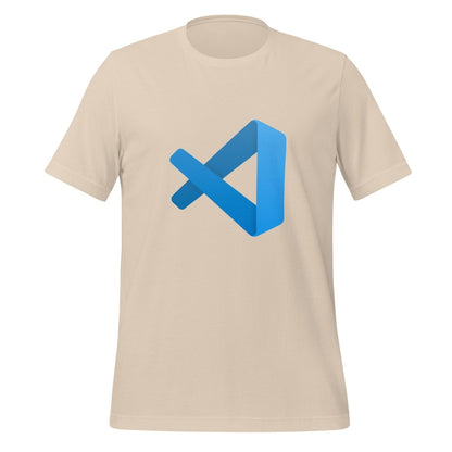 Visual Studio Code Icon T - Shirt (unisex) - Soft Cream - AI Store