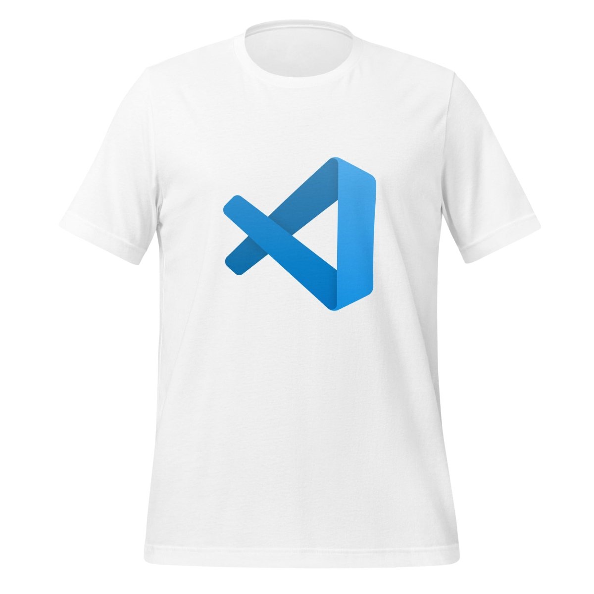Visual Studio Code Icon T - Shirt (unisex) - White - AI Store