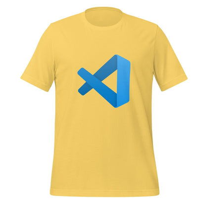 Visual Studio Code Icon T - Shirt (unisex) - Yellow - AI Store
