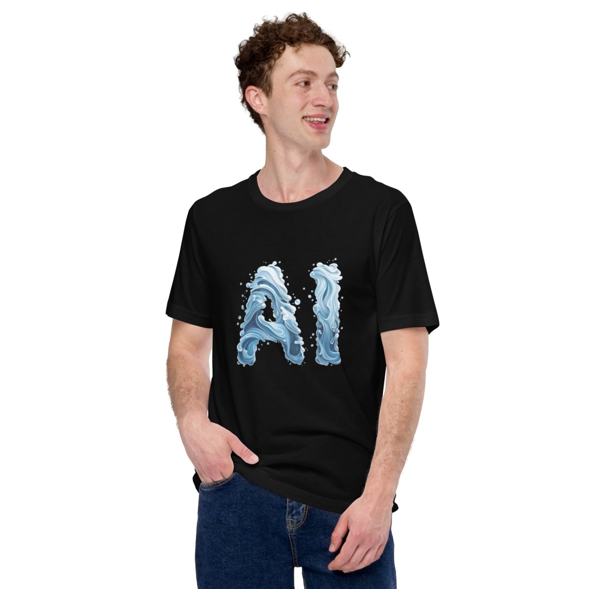 Water AI T - Shirt (unisex) - Black - AI Store