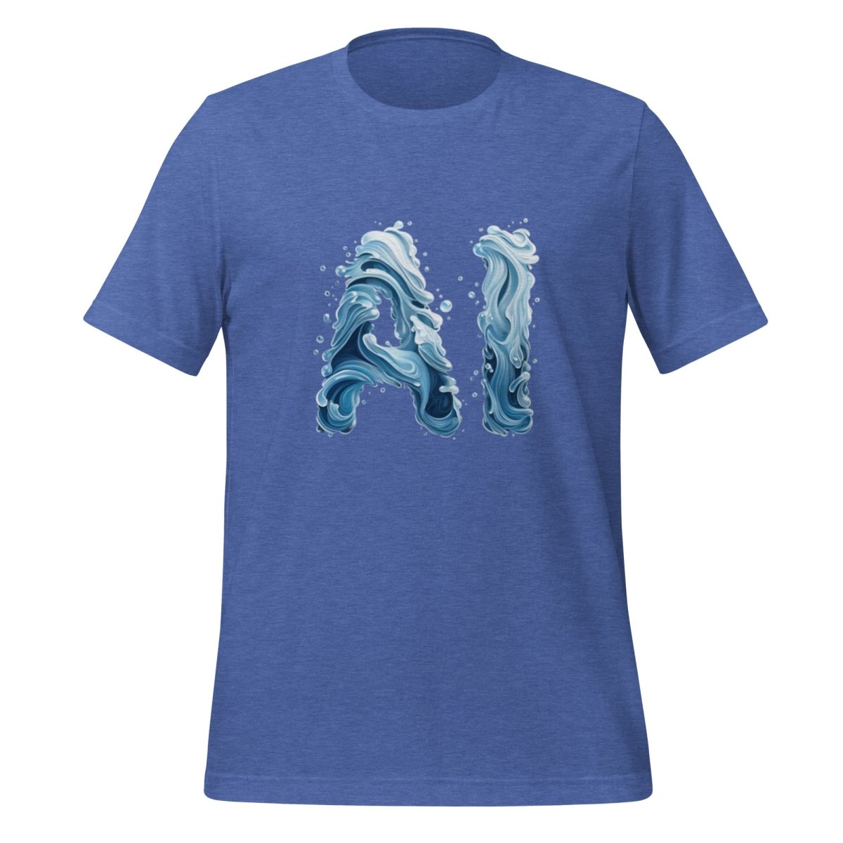 Water AI T - Shirt (unisex) - Heather True Royal - AI Store