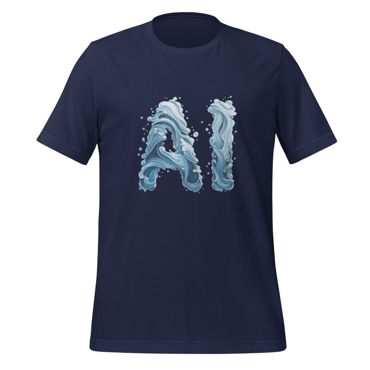 Water AI T - Shirt (unisex) - Navy - AI Store