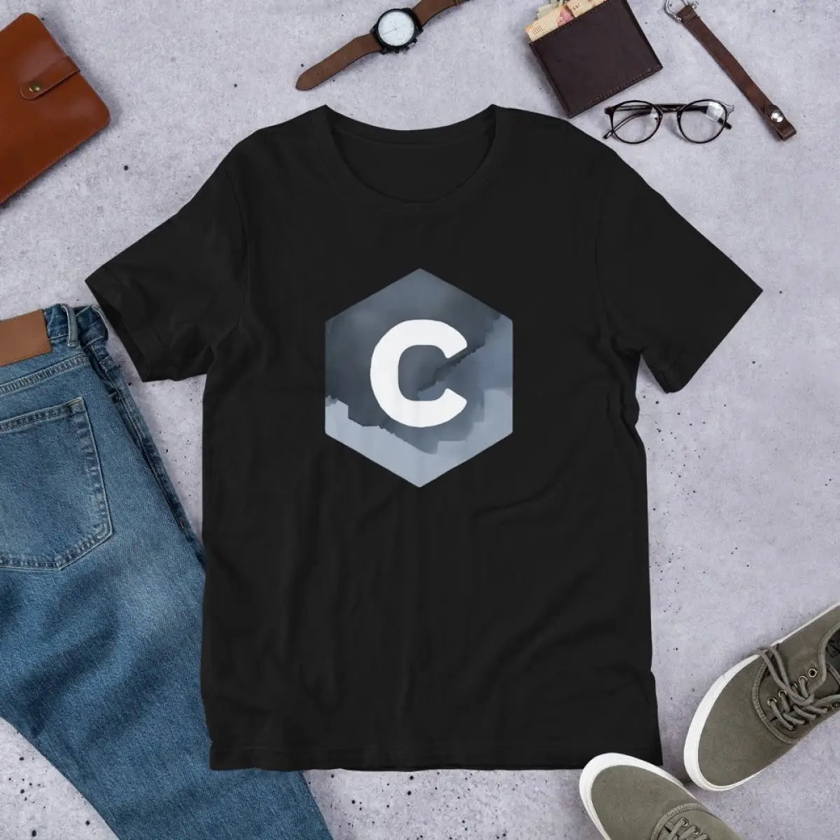 Water Color C Logo T-Shirt (unisex)