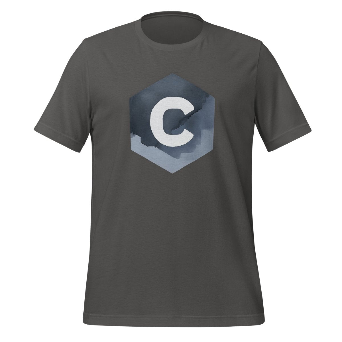 Water Color C Logo T-Shirt (unisex) - Asphalt - AI Store