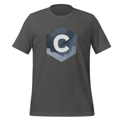 Water Color C Logo T-Shirt (unisex) - Asphalt / M