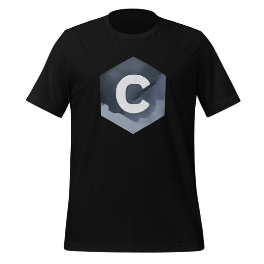 Water Color C Logo T-Shirt (unisex) - Black - AI Store