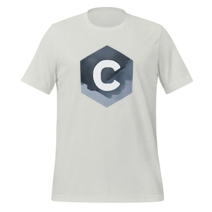 Water Color C Logo T-Shirt (unisex) - Silver / M