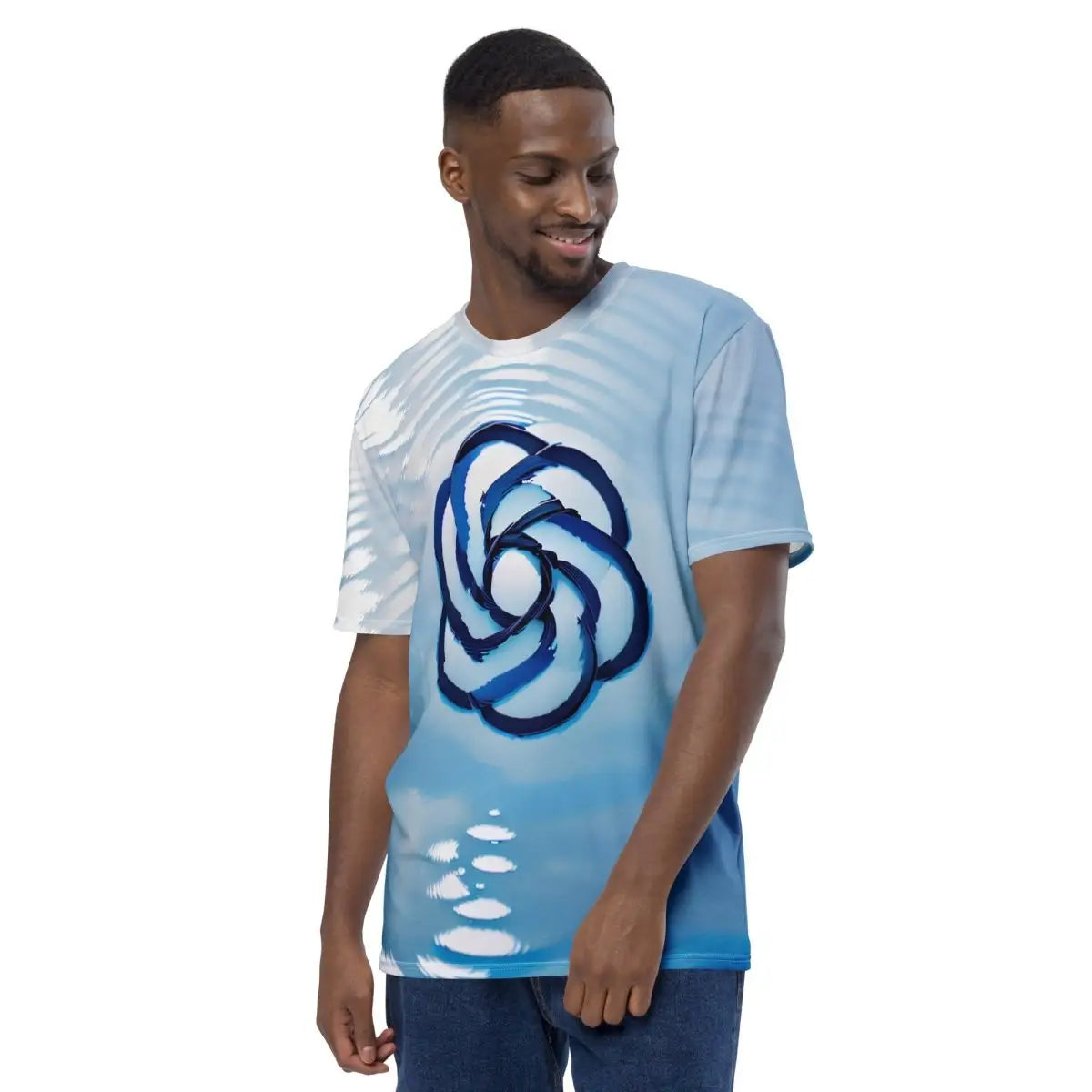 Watery OpenAI Logo T-Shirt (men)