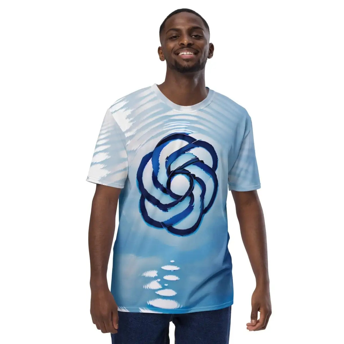 Watery OpenAI Logo T-Shirt (men)