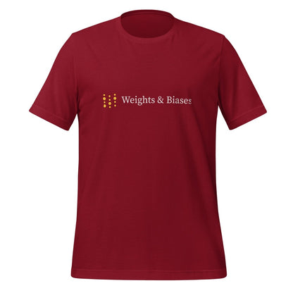 Weights & Biases Logo T - Shirt (unisex) - Cardinal - AI Store