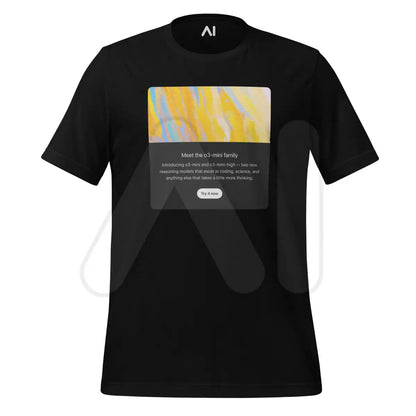 Welcome to o3-mini T-Shirt (unisex) - Black / M