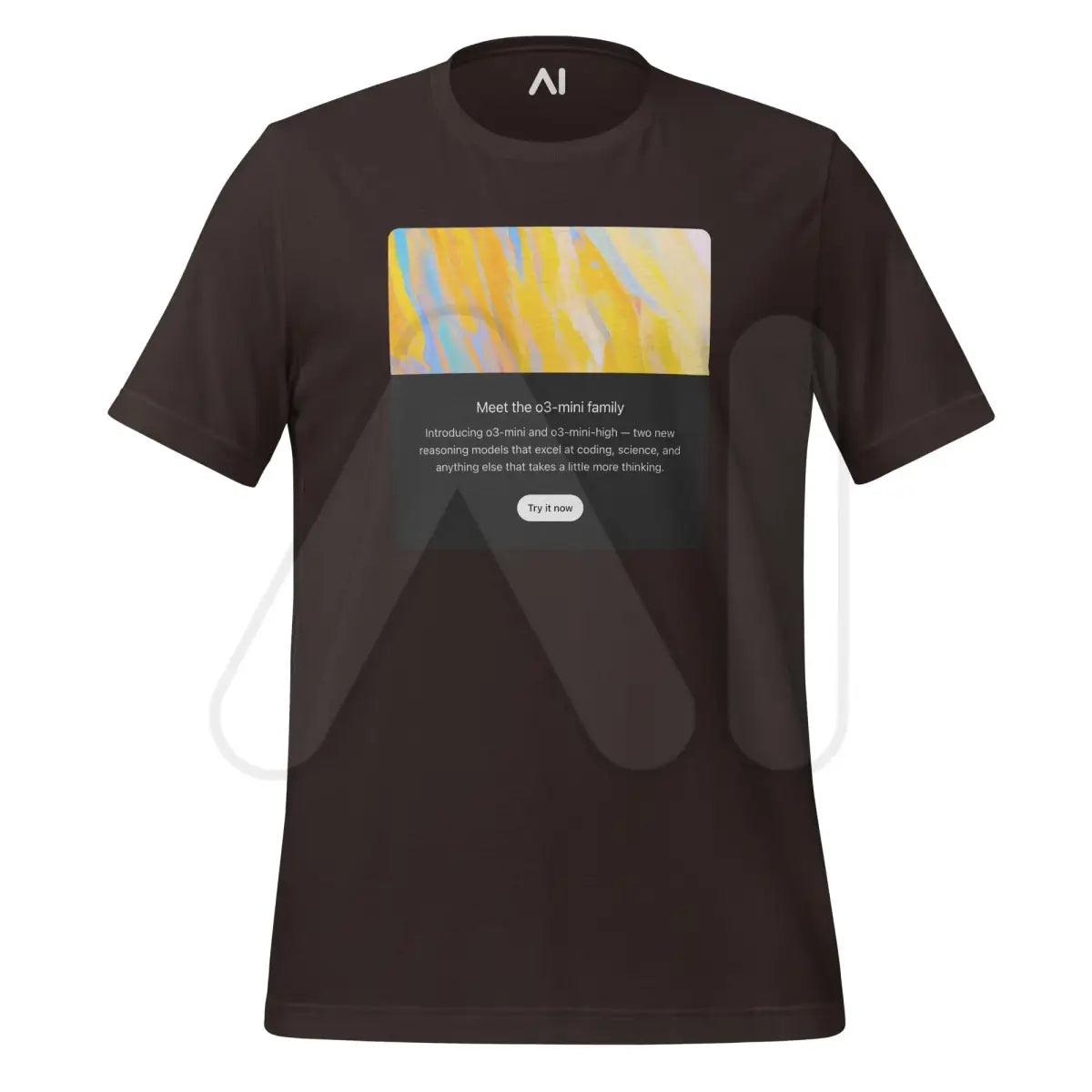 Welcome to o3-mini T-Shirt (unisex) - Brown / M