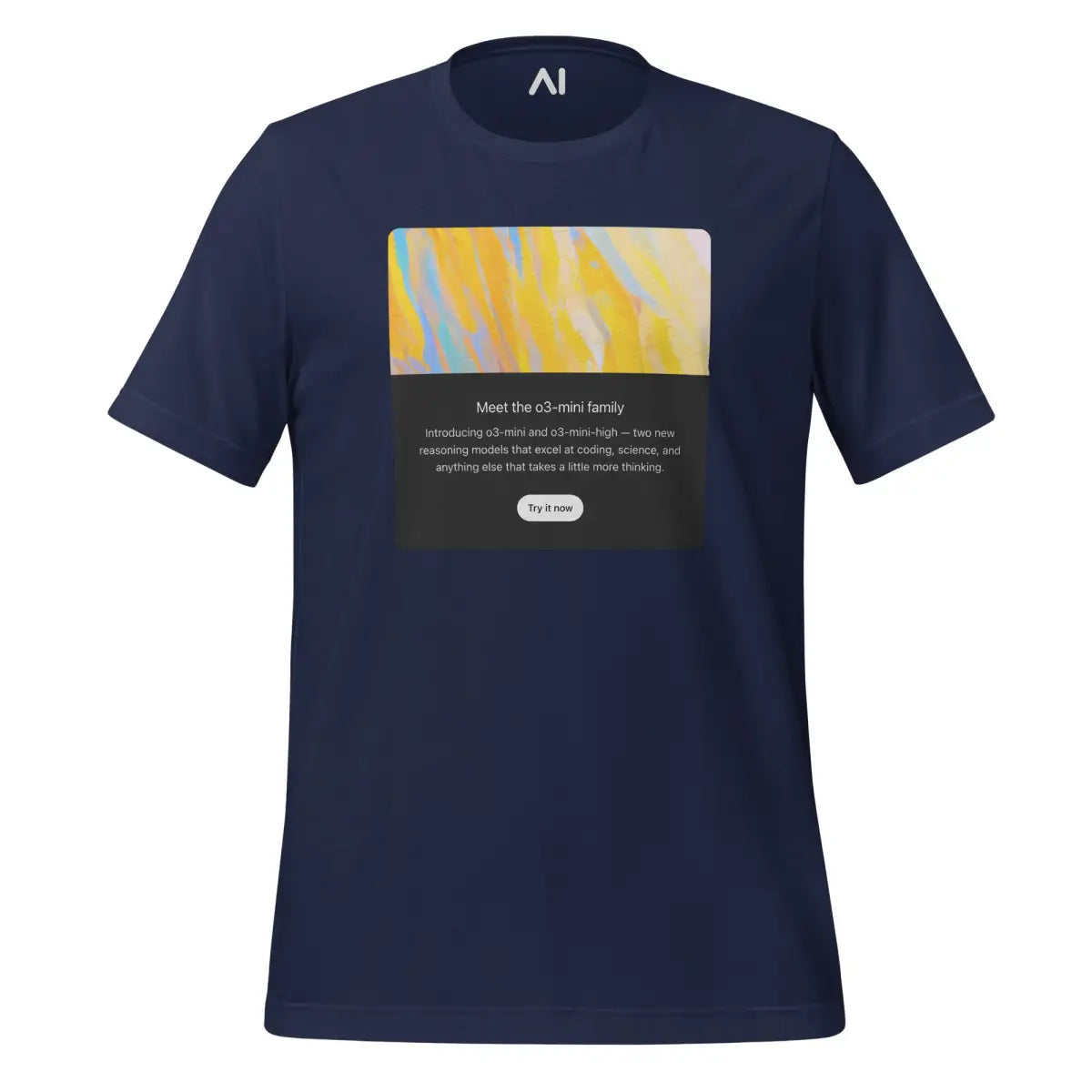 Welcome to o3-mini T-Shirt (unisex) - Navy / M