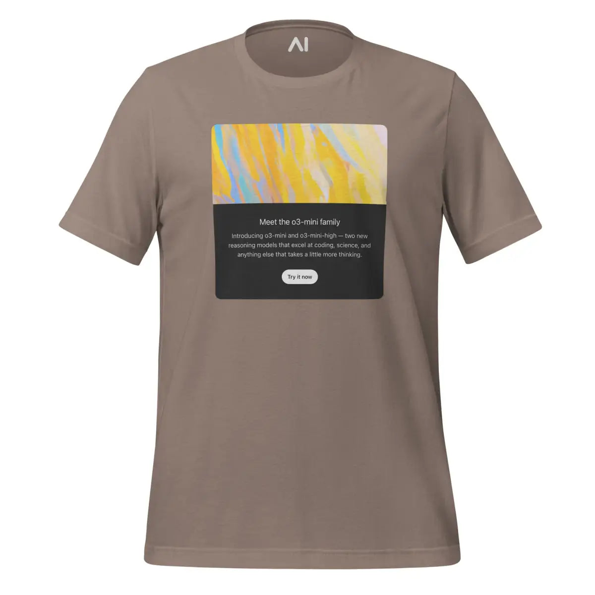 Welcome to o3-mini T-Shirt (unisex) - Pebble / M