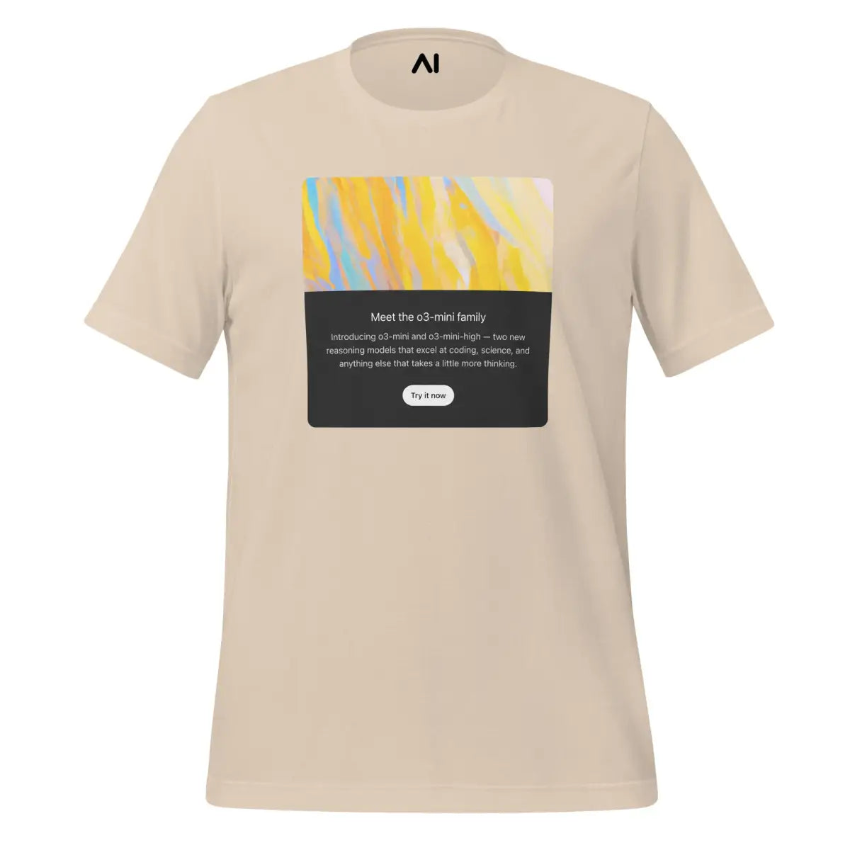 Welcome to o3-mini T-Shirt (unisex) - Soft Cream / M