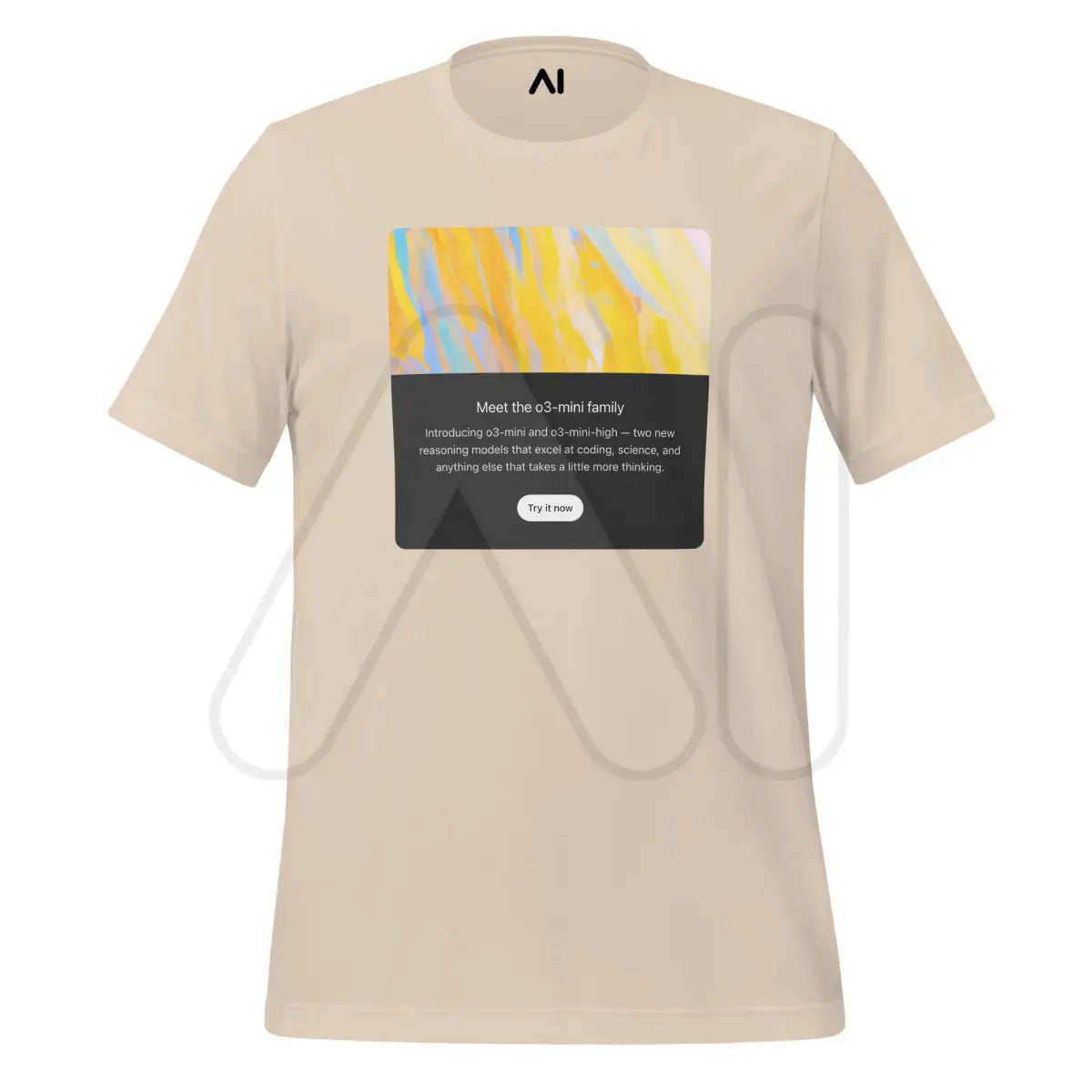 Welcome to o3-mini T-Shirt (unisex) - Soft Cream / M