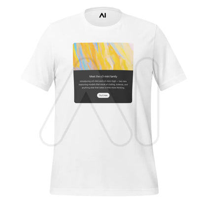 Welcome to o3-mini T-Shirt (unisex) - White / M