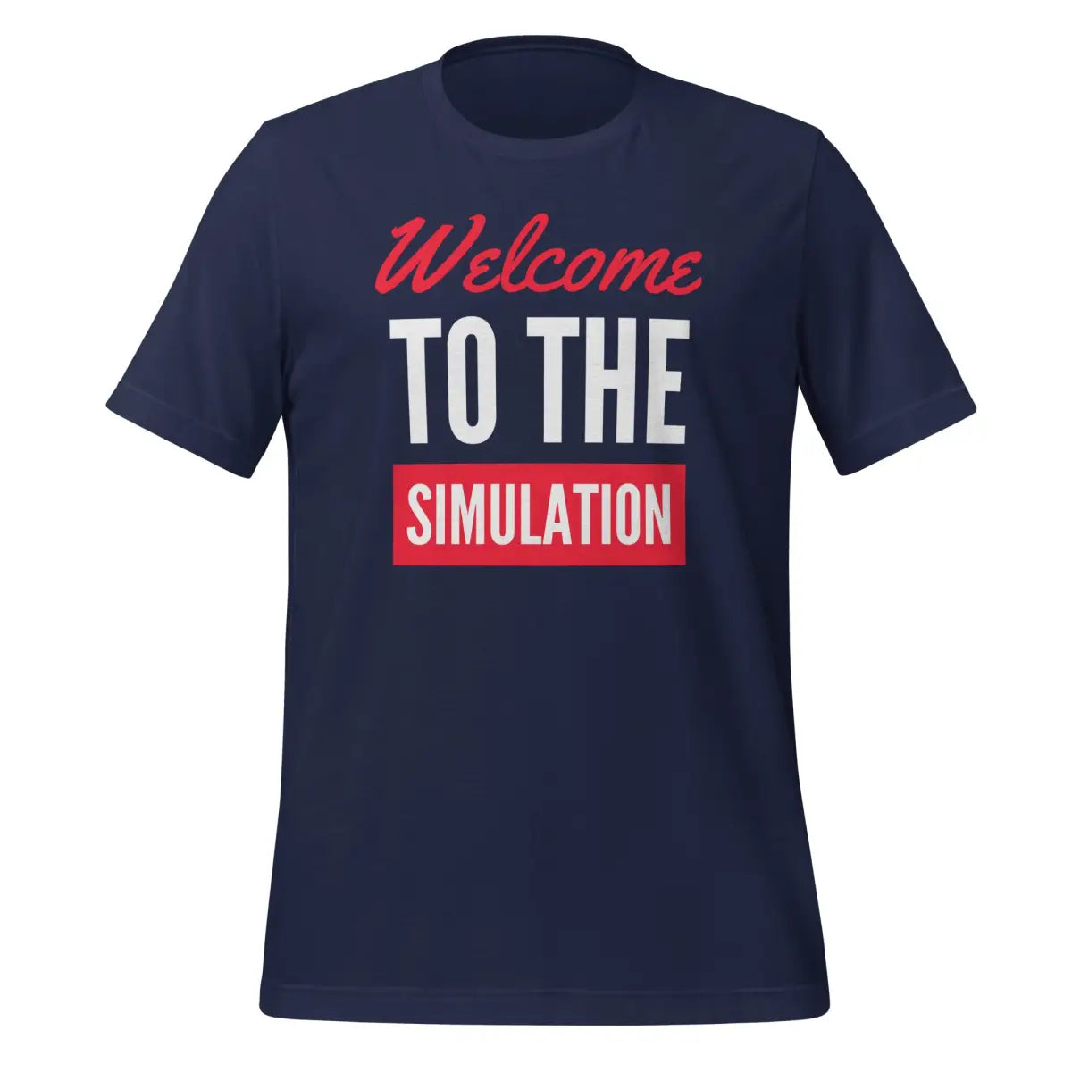 Welcome to the Simulation T-Shirt (unisex) - Navy / XS