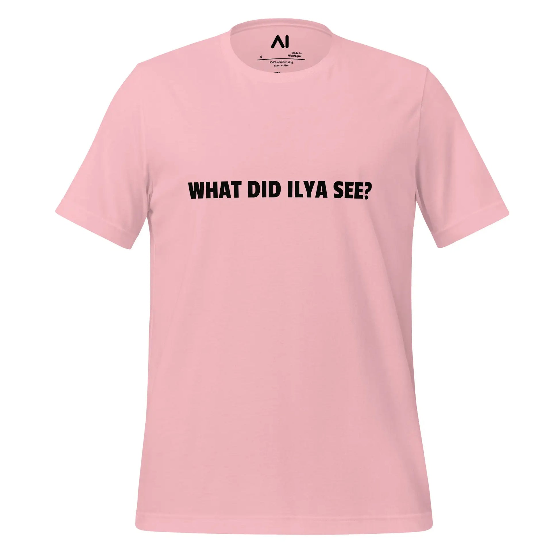 WHAT DID ILYA SEE? T-Shirt (unisex) - Pink / M