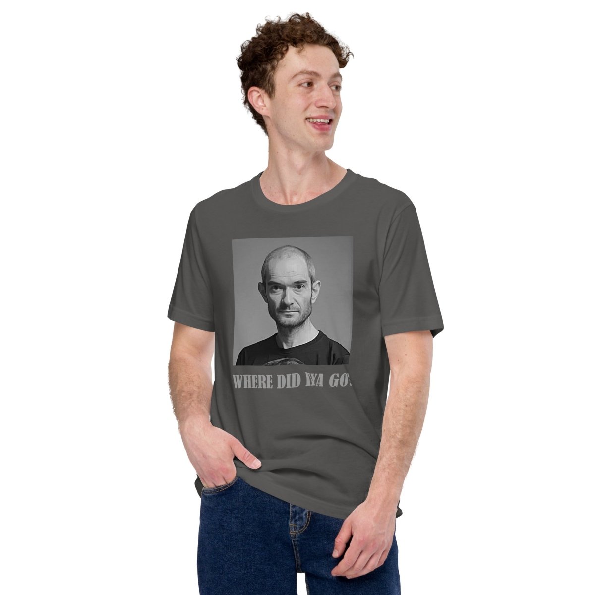 WHERE DID ILYA GO? T - Shirt (unisex) - Asphalt - AI Store