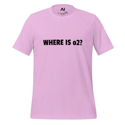 WHERE IS o2? T-Shirt (unisex) - Lilac / M