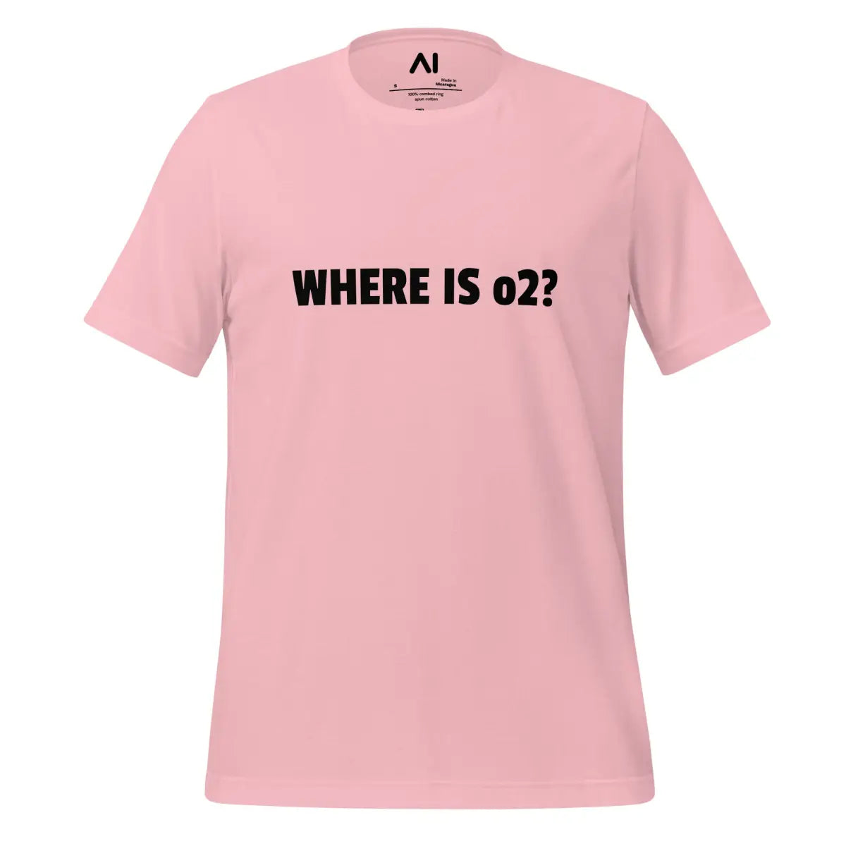 WHERE IS o2? T-Shirt (unisex) - Pink / M