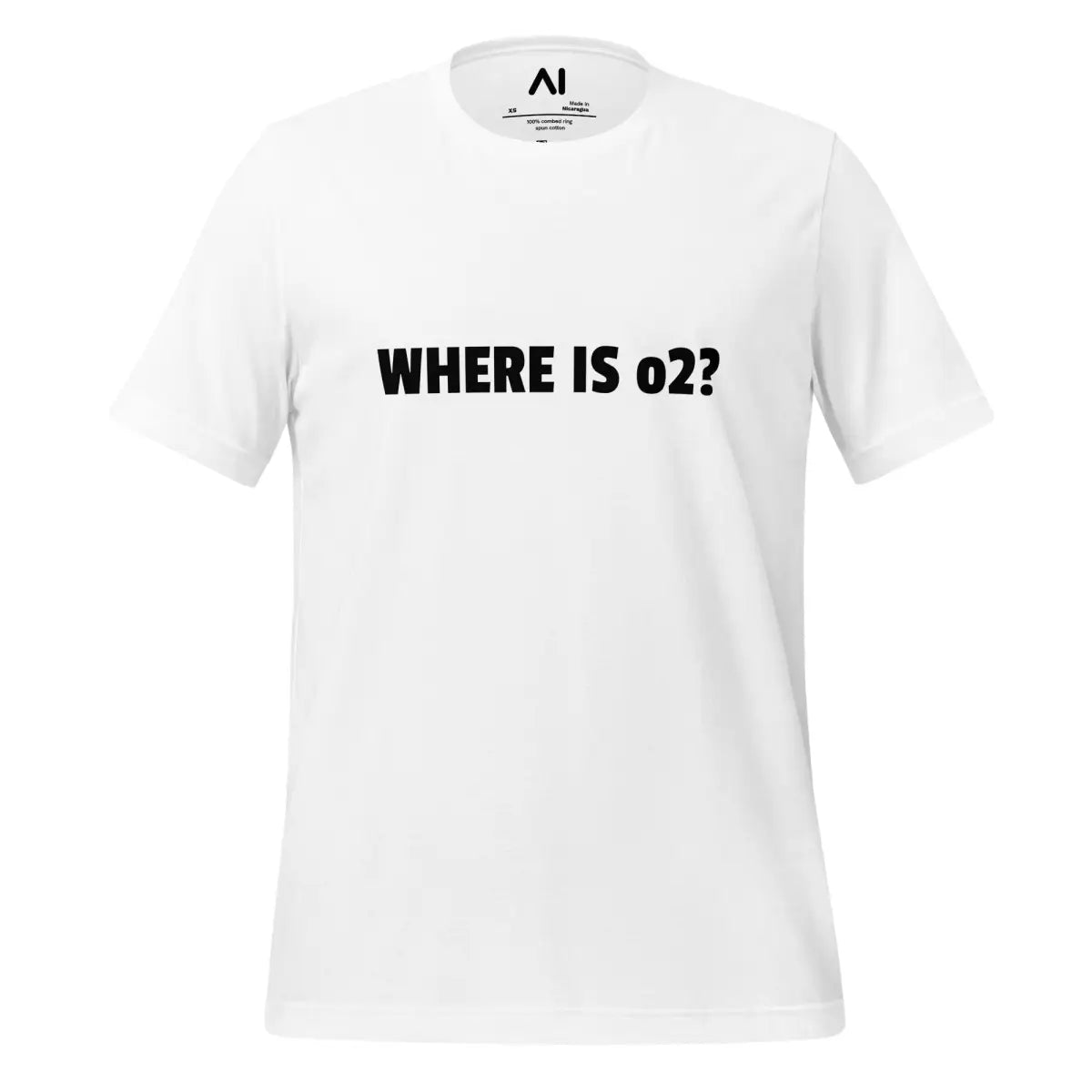 WHERE IS o2? T-Shirt (unisex) - White / M